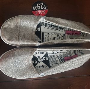 Brand new with tags gold shoes